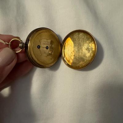 14k Pocket Watch with Winding Key (DR-TF)