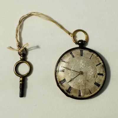 14k Pocket Watch with Winding Key (DR-TF)