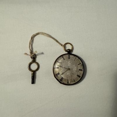 14k Pocket Watch with Winding Key (DR-TF)