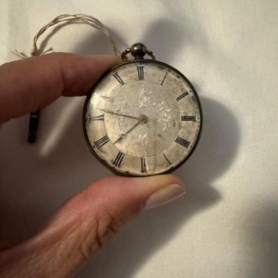 14k Pocket Watch with Winding Key (DR-TF)