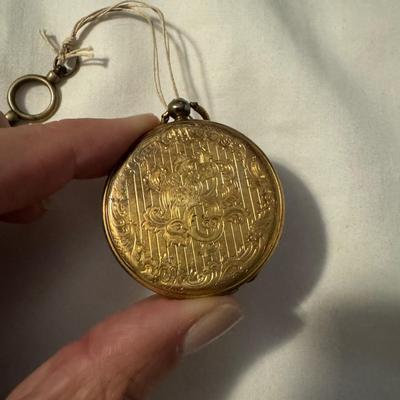 14k Pocket Watch with Winding Key (DR-TF)