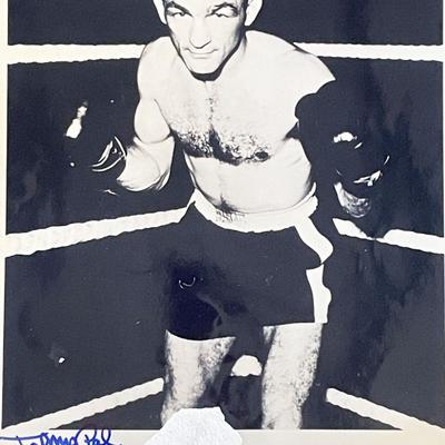 Carmen Basilio signed photo