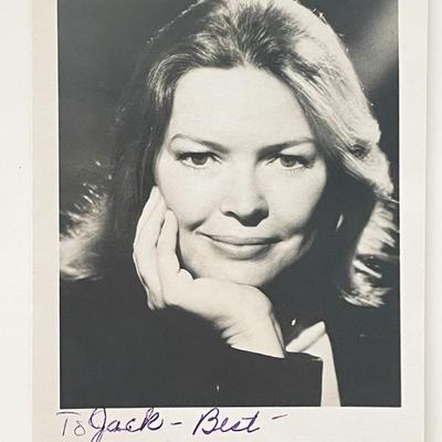 Ellen Burstyn signed photo