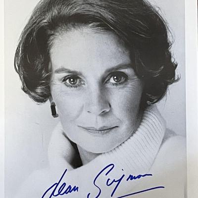 Jean Simmons signed photo