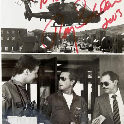 Blue Thunder Roy Scheider signed movie photo