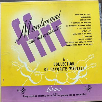 A Collection Of Favorite Waltzes Mantovani And His Orchestra Album