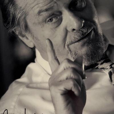 Jack Nicholson facsimile signed photo. 8x10 inches