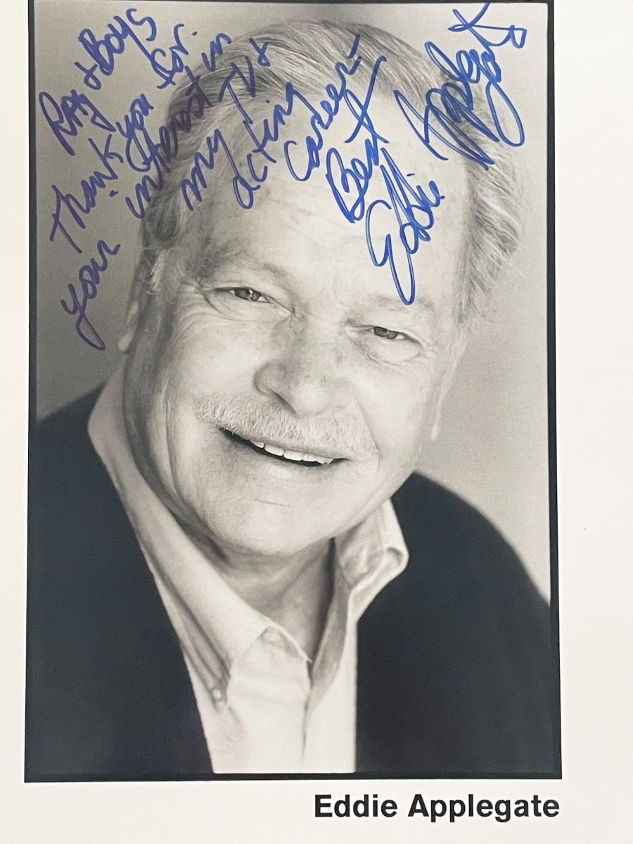 Eddie Applegate signed photo | EstateSales.org