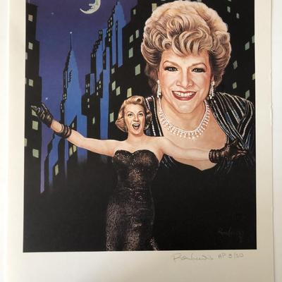 Rosemary Clooney Artist's Proof Print