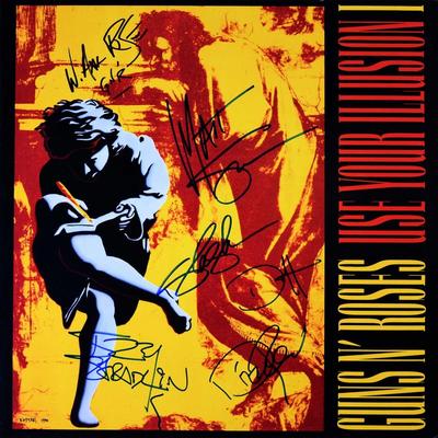 Guns N' Roses signed Use Your Illusion I album 