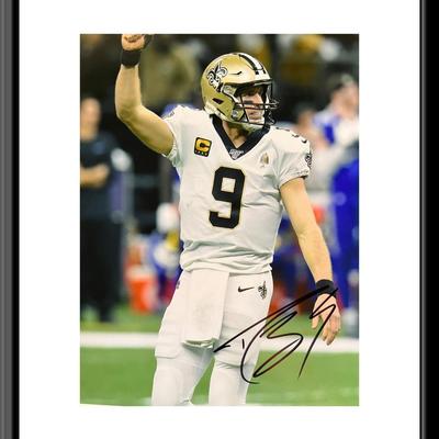 New Orleans Saints Quarterback Drew Brees signed photo