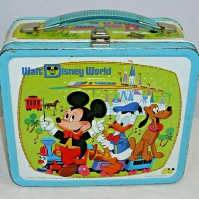 1970's Walt Disney metal lunchbox