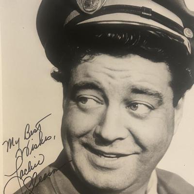 The Honeymooners Jackie Gleason signed photo