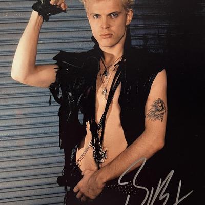 Billy Idol signed photo