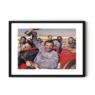 Ford v Ferrari Christian Bale signed photo. GFA Authenticated