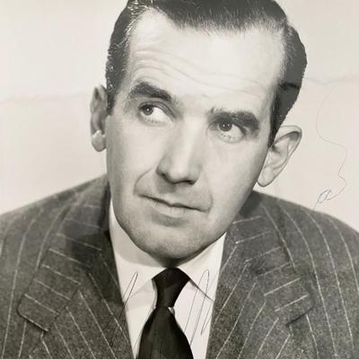 Edward Murrow signed photo