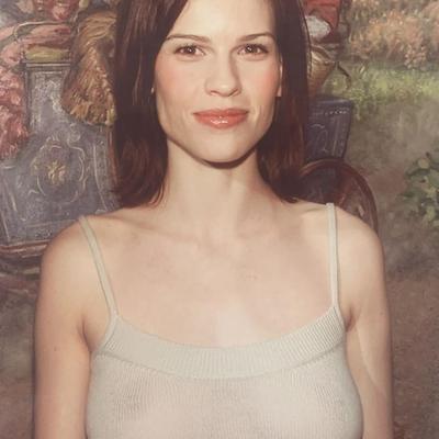 Hilary Swank unsigned photo