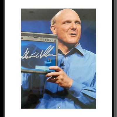Microsoft Steve Ballmer signed photo