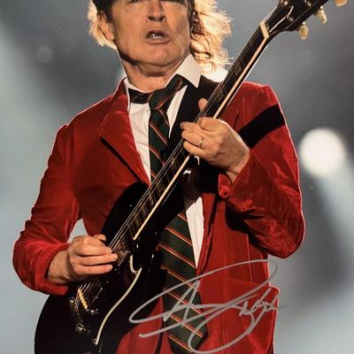 AC/DC Angus Young signed photo