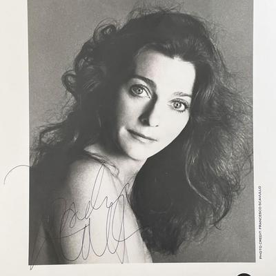 Actress Judy Collins signed photo 