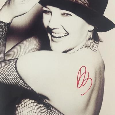 Drew Barrymore signed photo