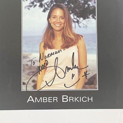 Survivor winner Amber Brkich signed photo