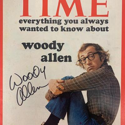 Woody Allen signed Time Magazine