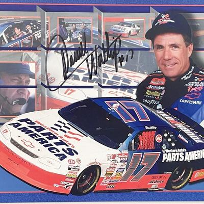 Darrel Waltrip signed photo