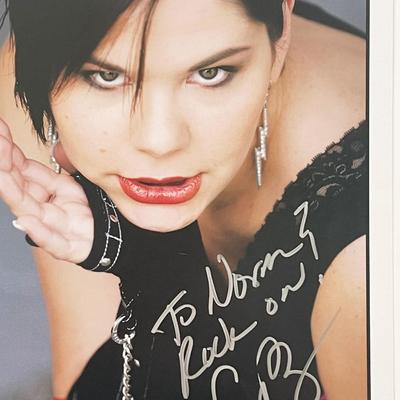 Christine Barger signed photo