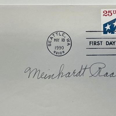 Meinhardt Raabe signed cover