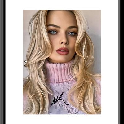 Margot Robbie signed photo