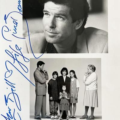 Mrs. Doubtfire Pierce Brosnan signed movie photo