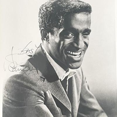 Sammy Davis Jr. signed photo