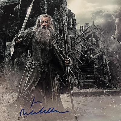Lord of the Rings Ian McKellen signed photo