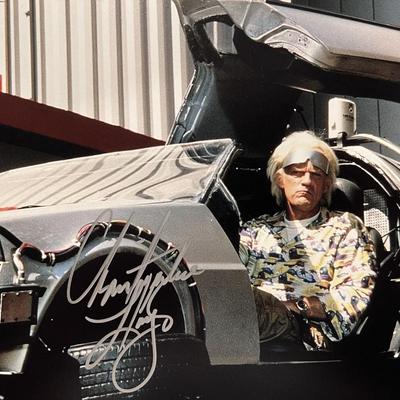 Back to The Future Christopher Lloyd signed photo