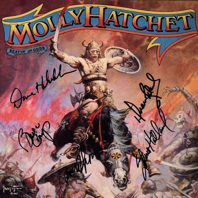 Molly Hatchet signed Beatin’ The Odds album