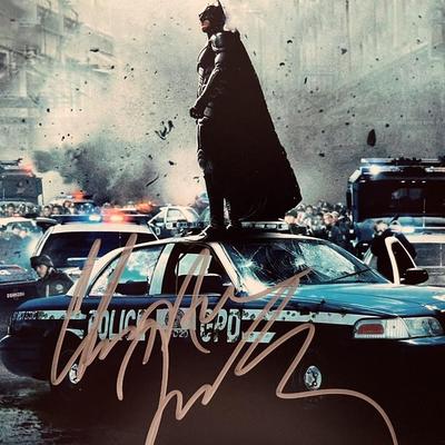 Batman Christian Bale signed photo