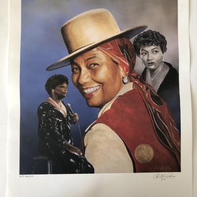 Pearl Bailey Artist's Proof Print 