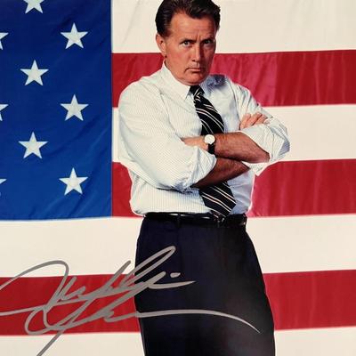 West Wing Martin Sheen signed photo
