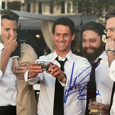 The Hangover Justin Bartha signed movie photo