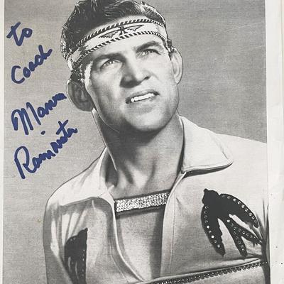Marvin Rainwater signed photo