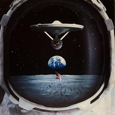 Star Trek The Face of the Future 25th Anniversary 1966-1991 original movie poster