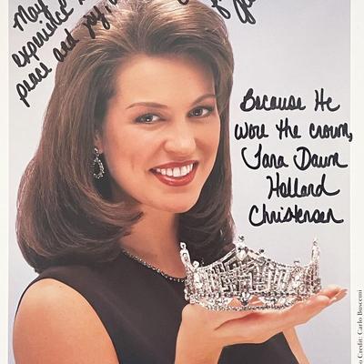 1997 Miss America Tara Holland signed photo