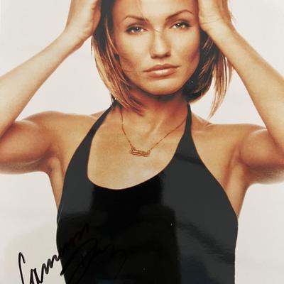 Cameron Diaz signed photo