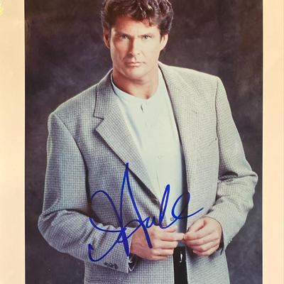 Knight Rider David Hasselhoff Signed Photo