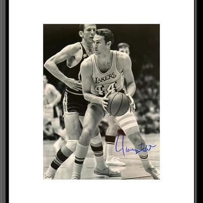 LA Lakers Jerry West signed photo