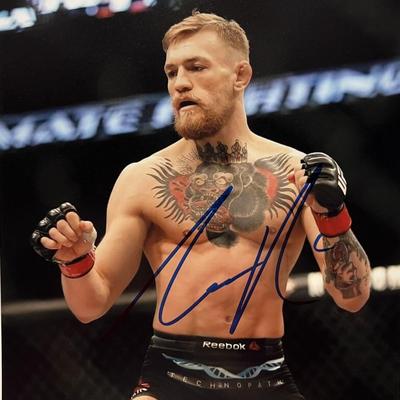 UFC Champion Conor McGregor signed photo