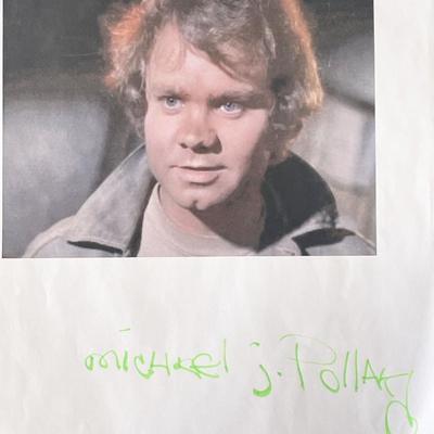 Bonnie and Clyde actor Michael J. Pollard signed photo