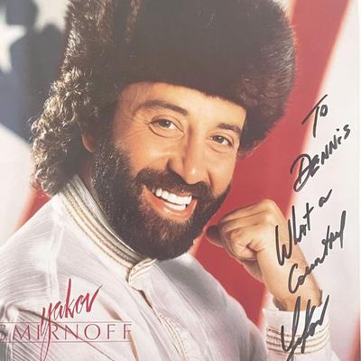 Yakov Smirnoff signed photo