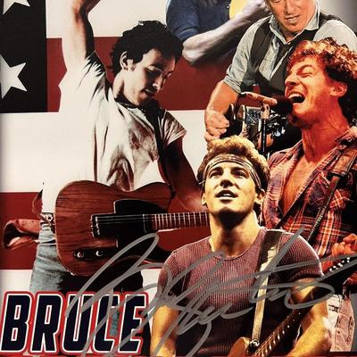 Bruce Springsteen signed photo
